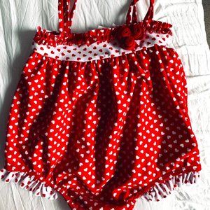 Koala Kids Polka Dot Bathing Suit 18 mos EXC!!